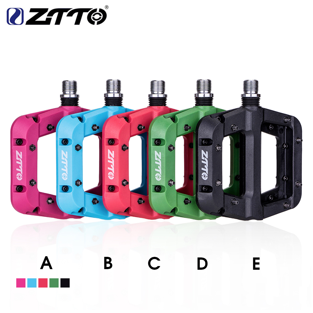 ZTTO Nylon Fiber MTB Road Bike Ultralight Pedals Anti-slip Nylon Pedal