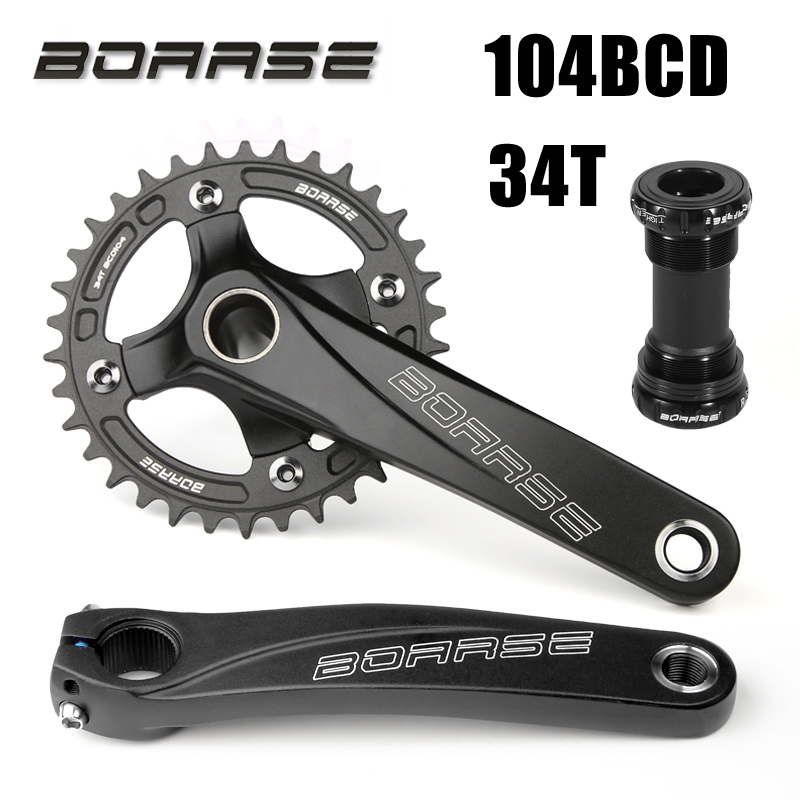 BOARSE Bicycle Crankset 34T 104BCD MTB