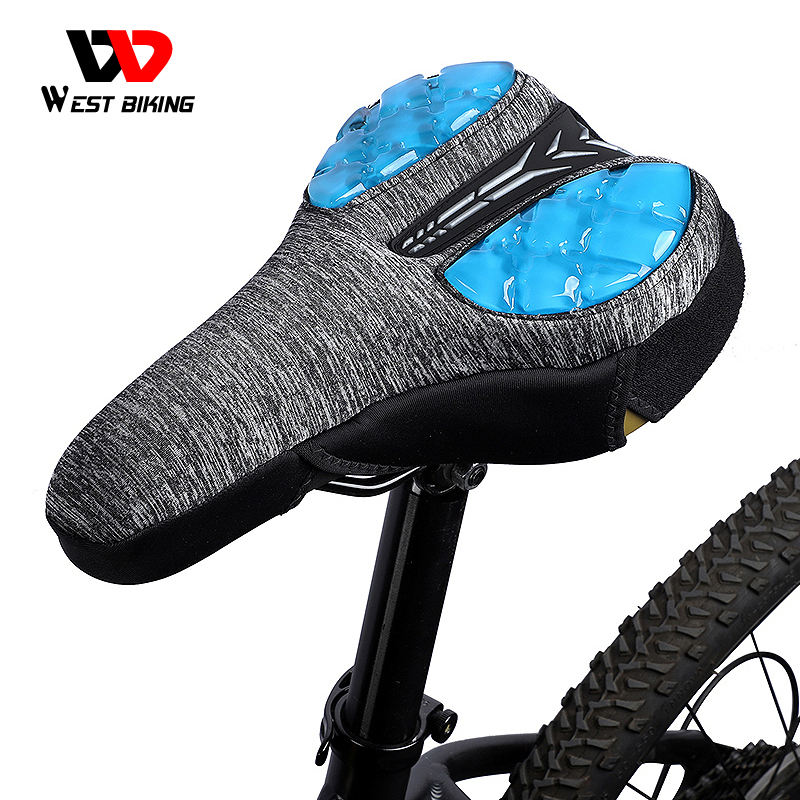 WEST BIKING 3D Silicone Bicycle Saddle Cover