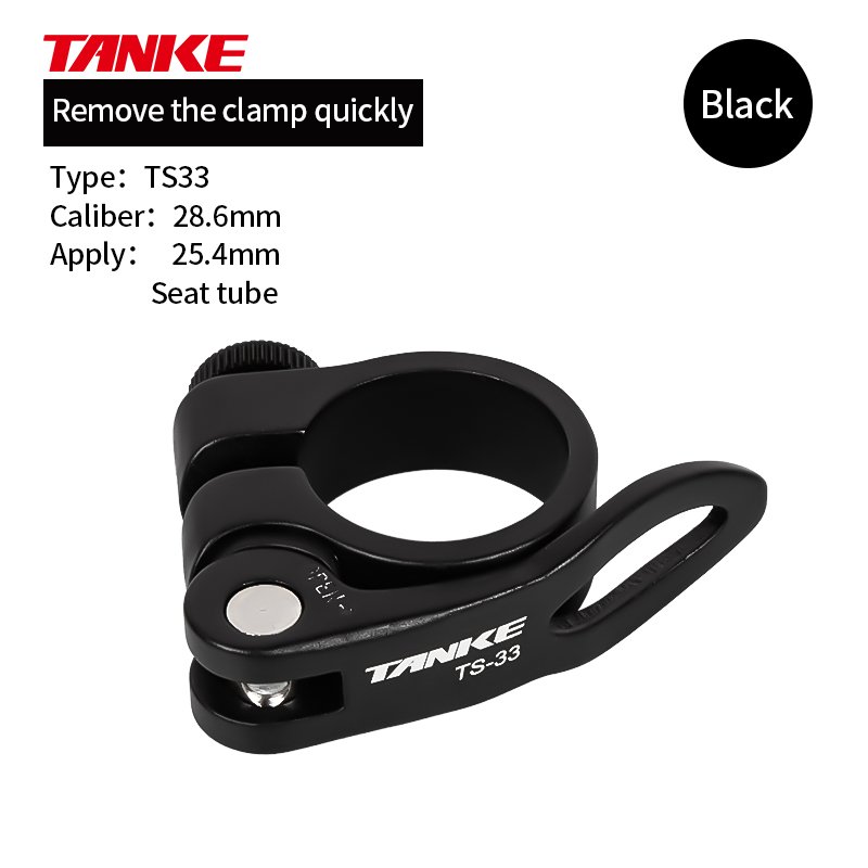 TANKE MTB Road Bike Seat Post Clamp TS33 28.6 - Image 5