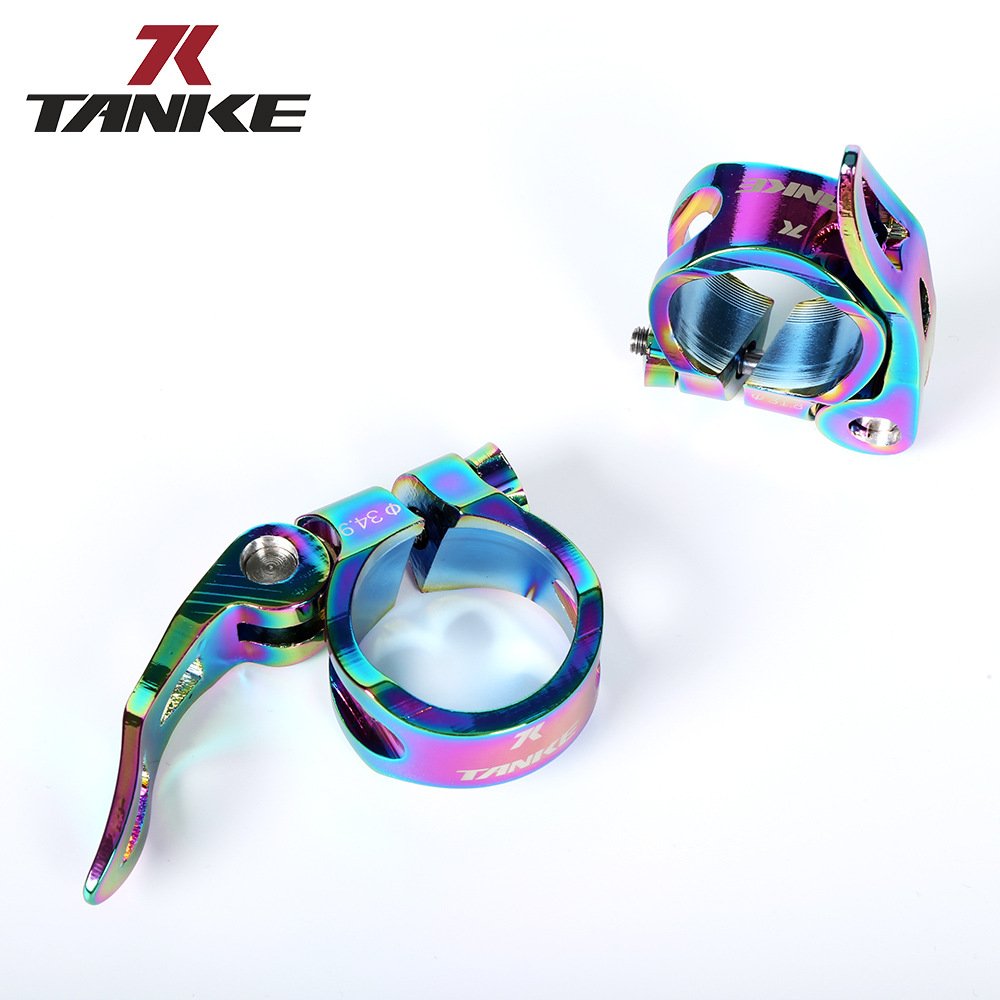 TANKE bicycle seat post clamp aluminum alloy ultra light quick release - Image 2