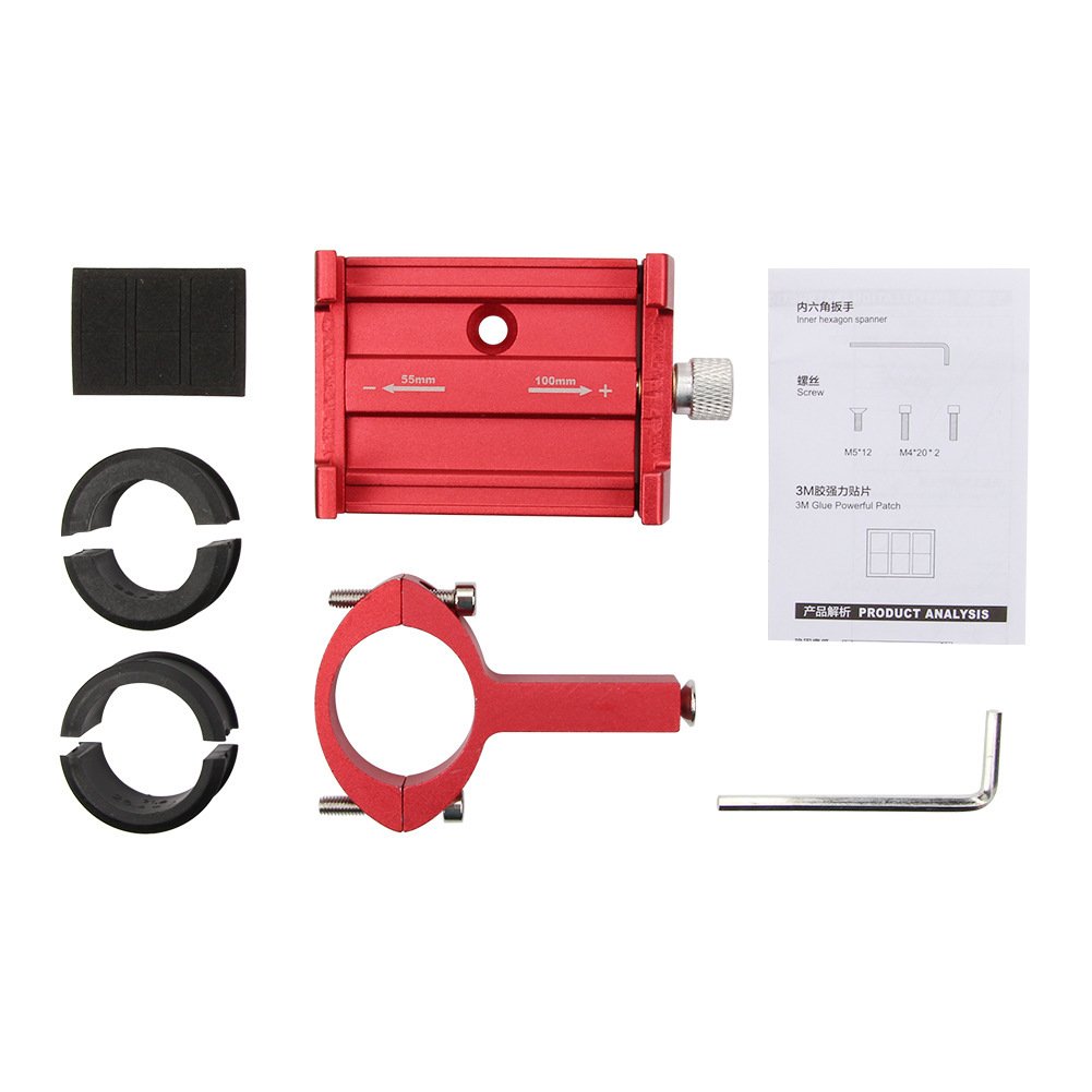 Aluminum Bicycle Mobile Holder Handlebar Stand Mount Bracket - Image 2