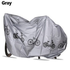 Bicycle Cover Bike Rain Cover PEVA 100x200cm Dust Cover Sun Protection - Grey