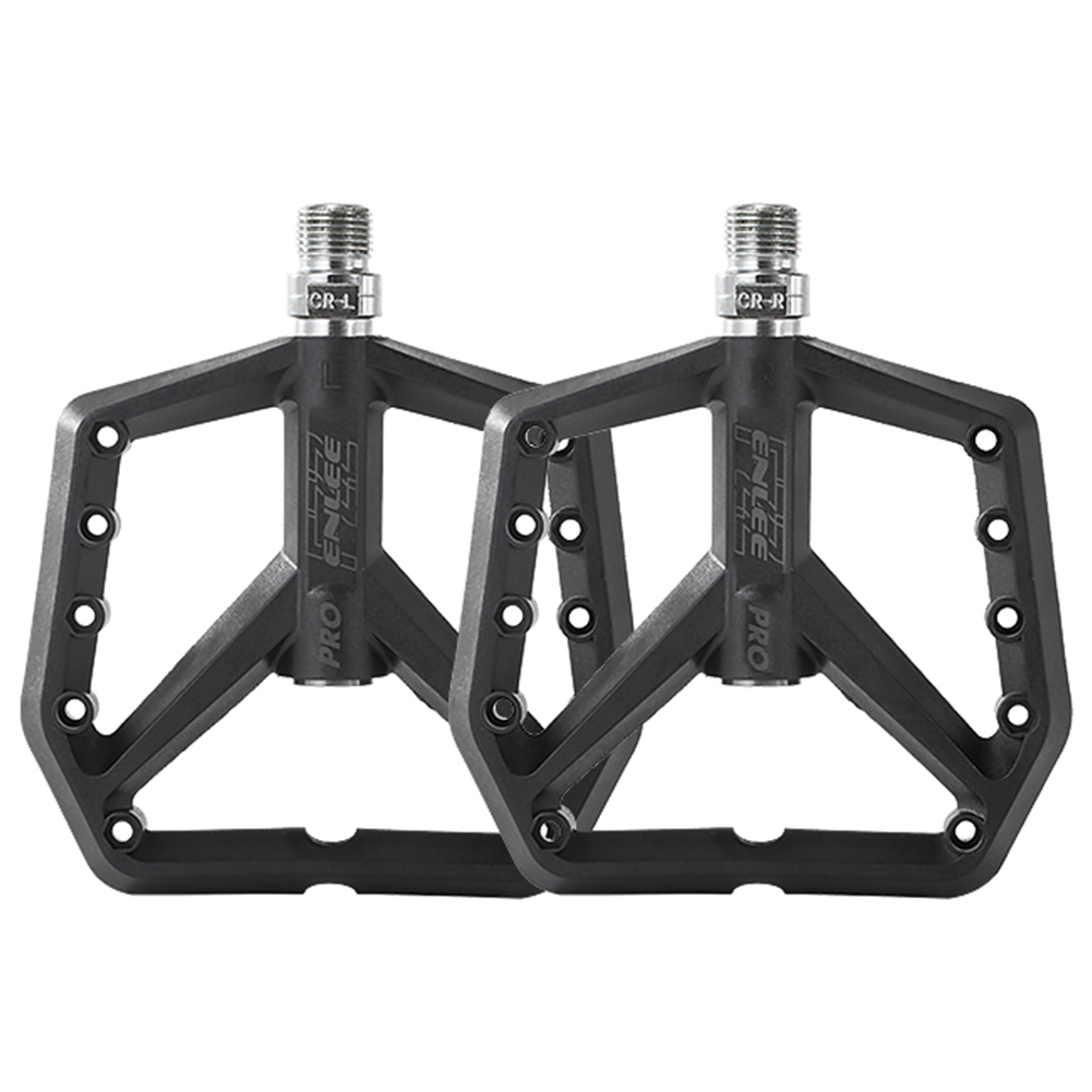 ENLEE Bicycle Pedals Widened Nylon Bicycle Platform Pedals