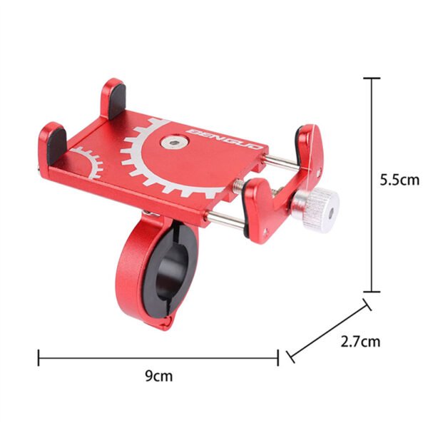 Bicycle Cycling Mobile Phone Holder Aluminum Alloy - Image 3