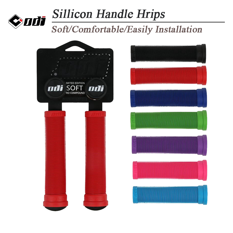 ODI Bicycle Handlebar Grips Silica Gel Handlebar Grip Non-slip Shock-absorbing