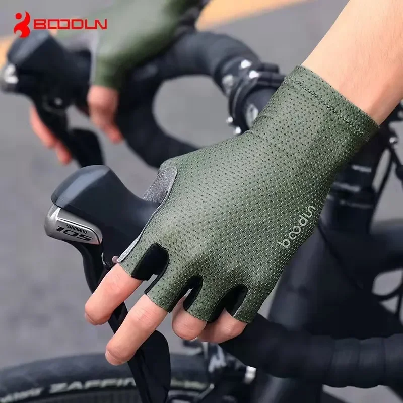 BOODUN Men Women Cycling Gloves Breathable Anti-shock 5 Colors