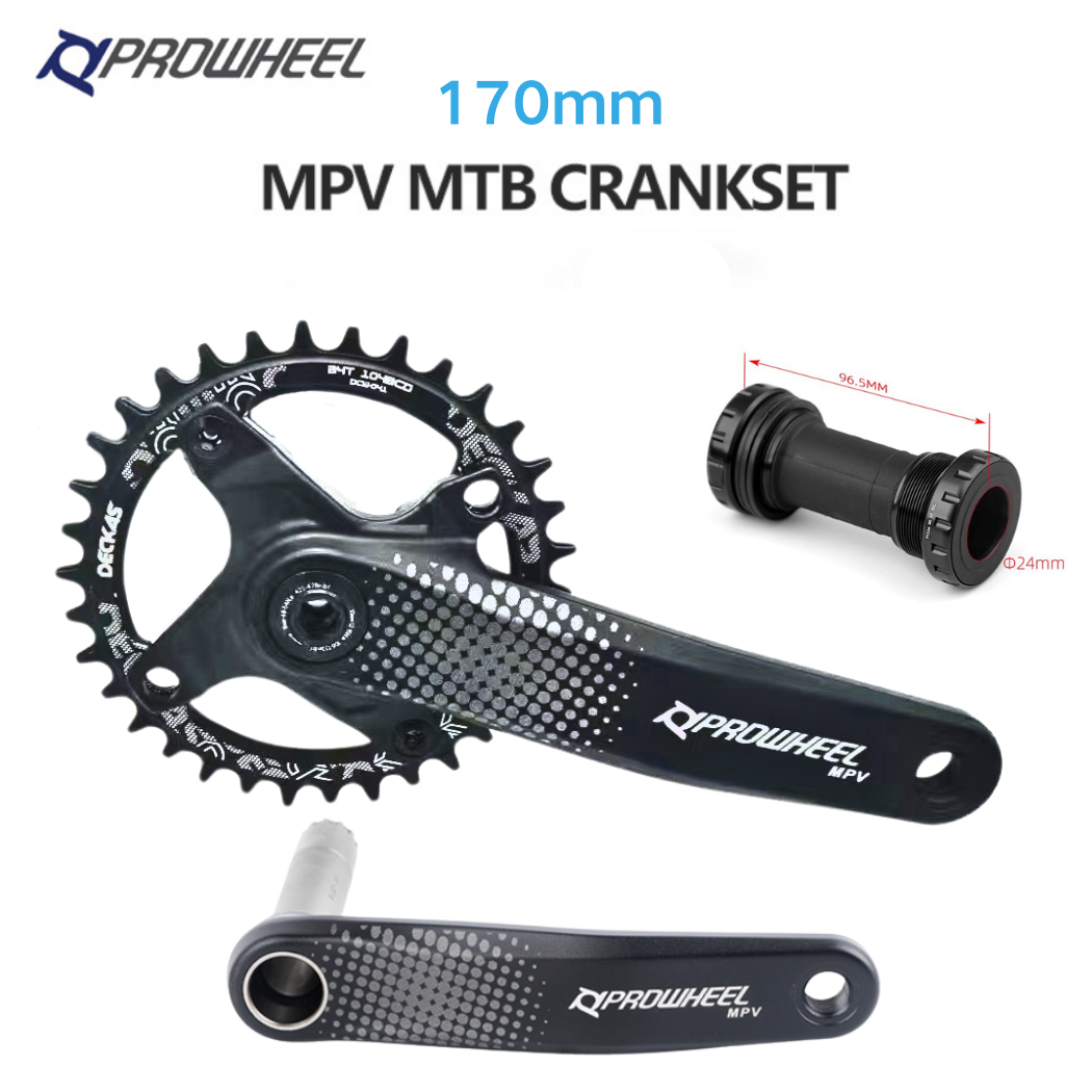 Prowheel MPV Crank Mountain Bicycle Single Chainring Hollow