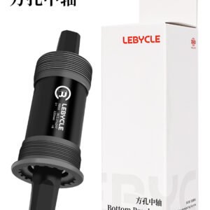 Lebycle Bicycle Square Bottom Bracket BB68 Threaded Bottom Bracket Bike Hollow Axle 113mm