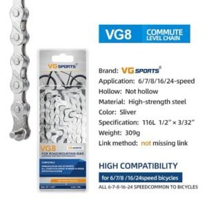 VgSports 8 Speed Chain